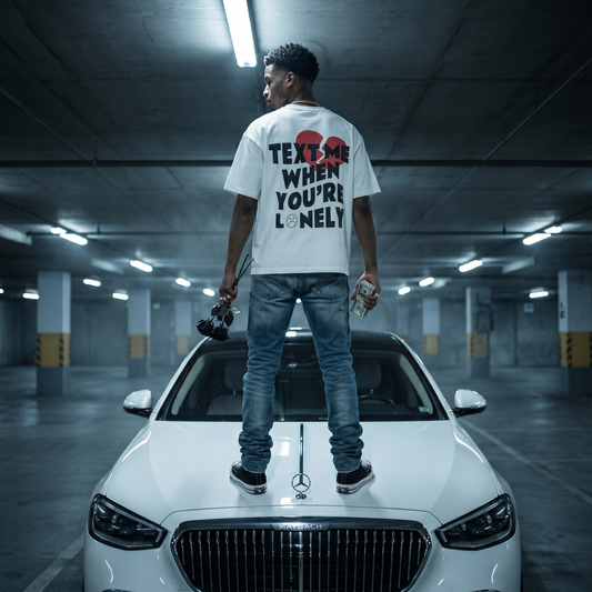 Text Me When You're Lonely - White