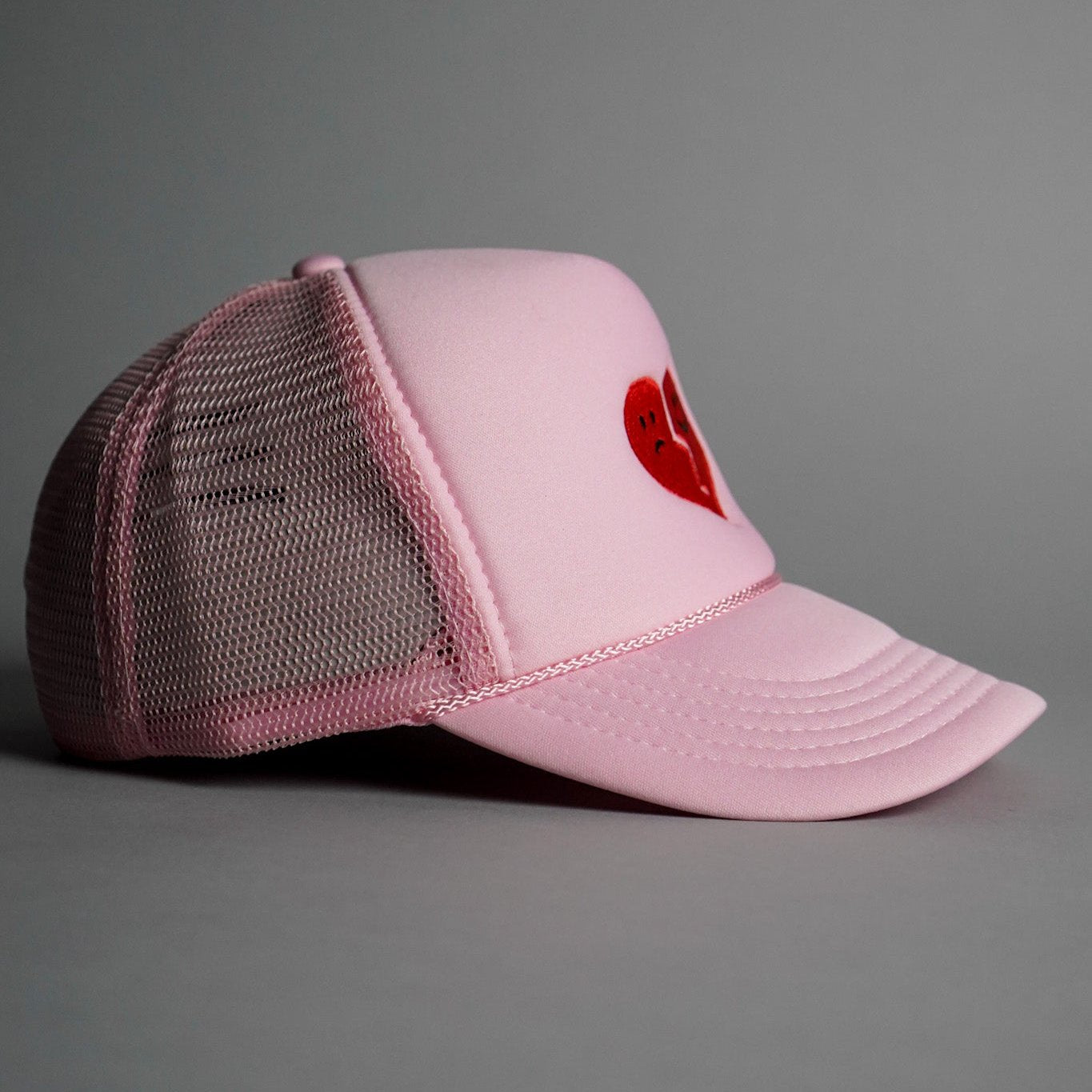 Hopeless Romantic Trucker Hat - Pink
