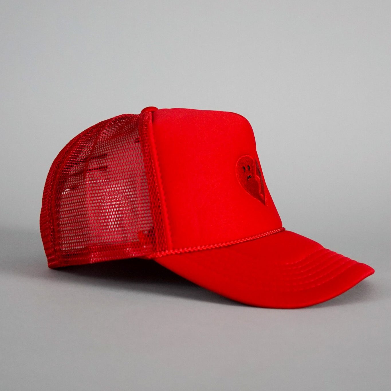 Hopeless Romantic Trucker Hat - Red