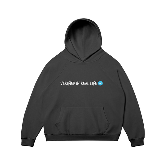 Verified In Real Life Hoodie - Black