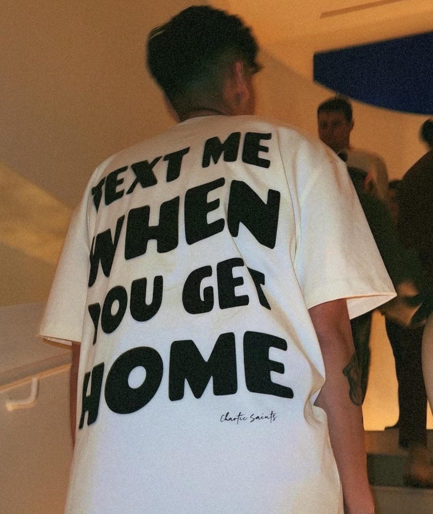 Text Me When You Get Home - White