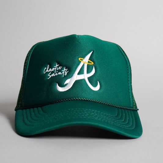 ATL Signature Trucker Hat - Dark Green