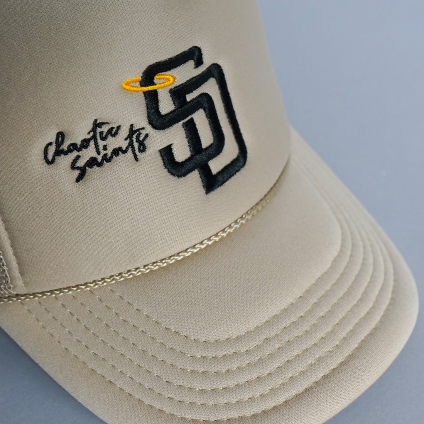 SD Signature Trucker Hat - Khaki