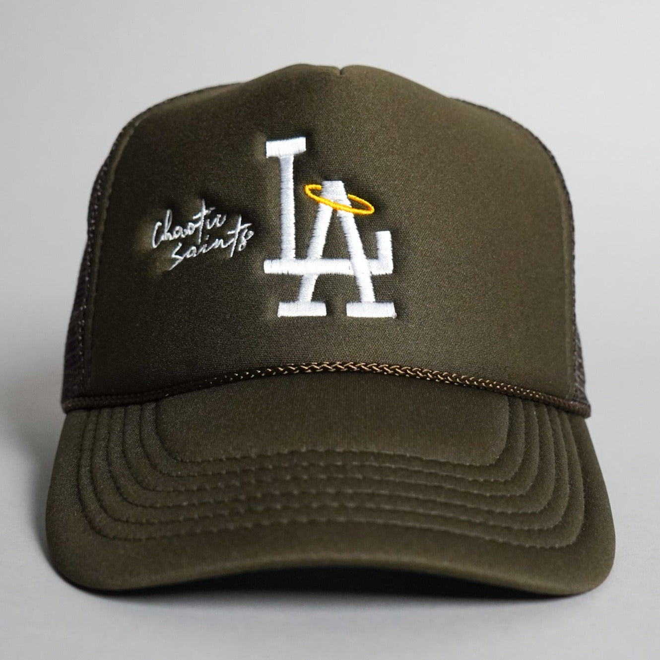 LA Signature Trucker Hat - Brown