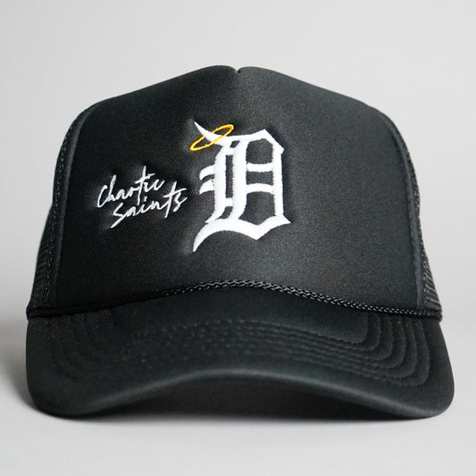 Detroit Signature Trucker Hat - Black