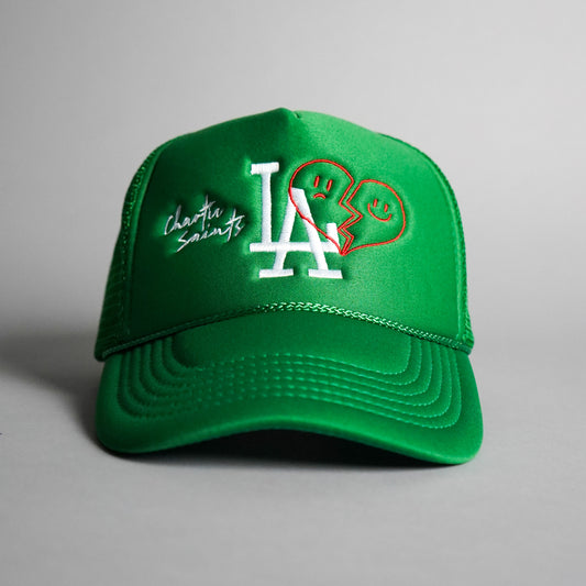 Hopeless Romantic LA Trucker Hat - Green