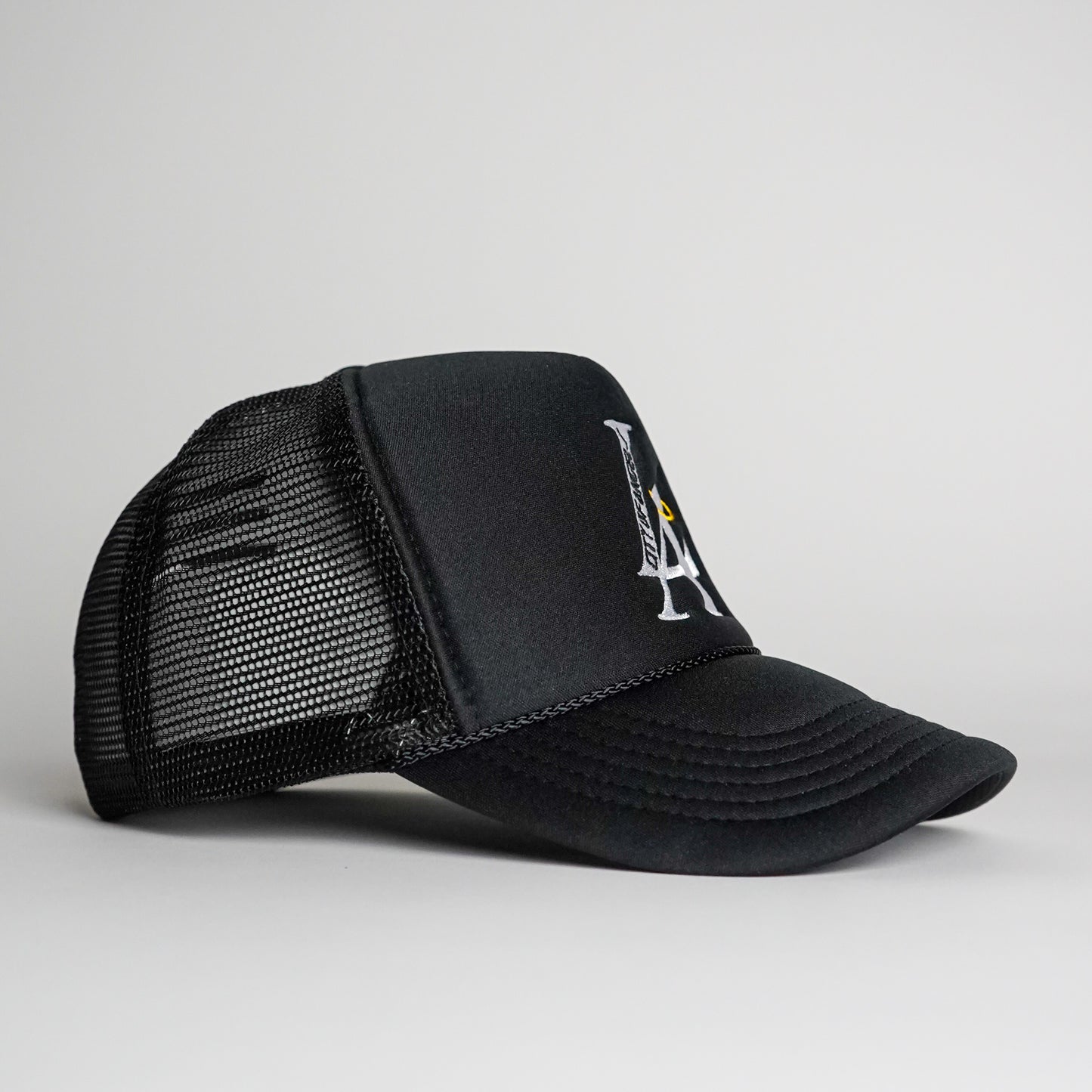 LA City Of Angels Trucker Hat - Black