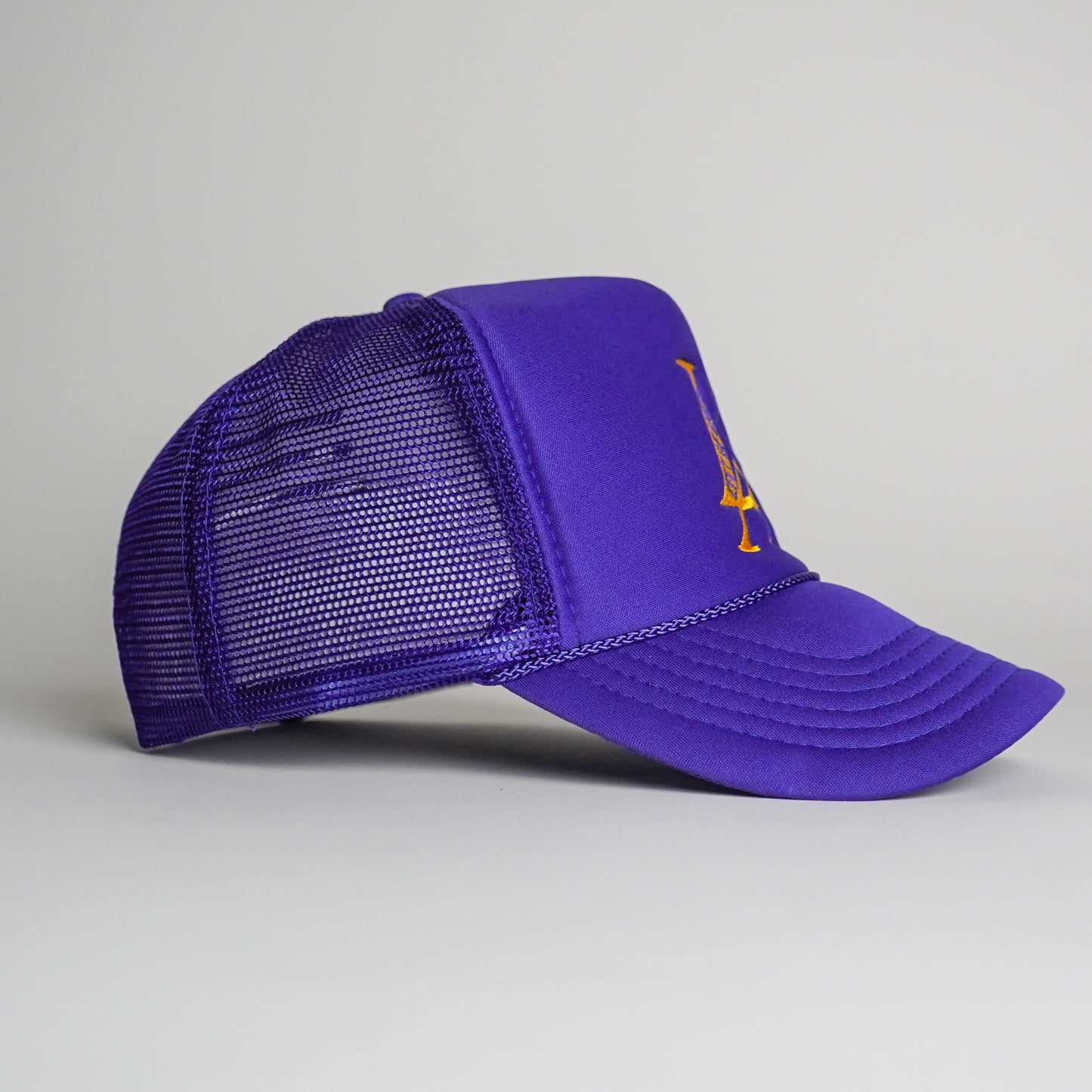 LA City Of Angels Trucker Hat - Purple