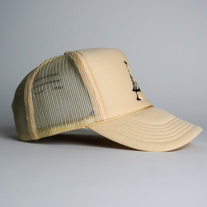 LA City Of Angels Trucker Hat - Cream