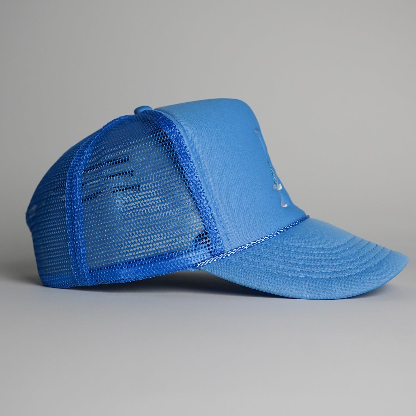 LA City Of Angels Trucker Hat - Baby Blue