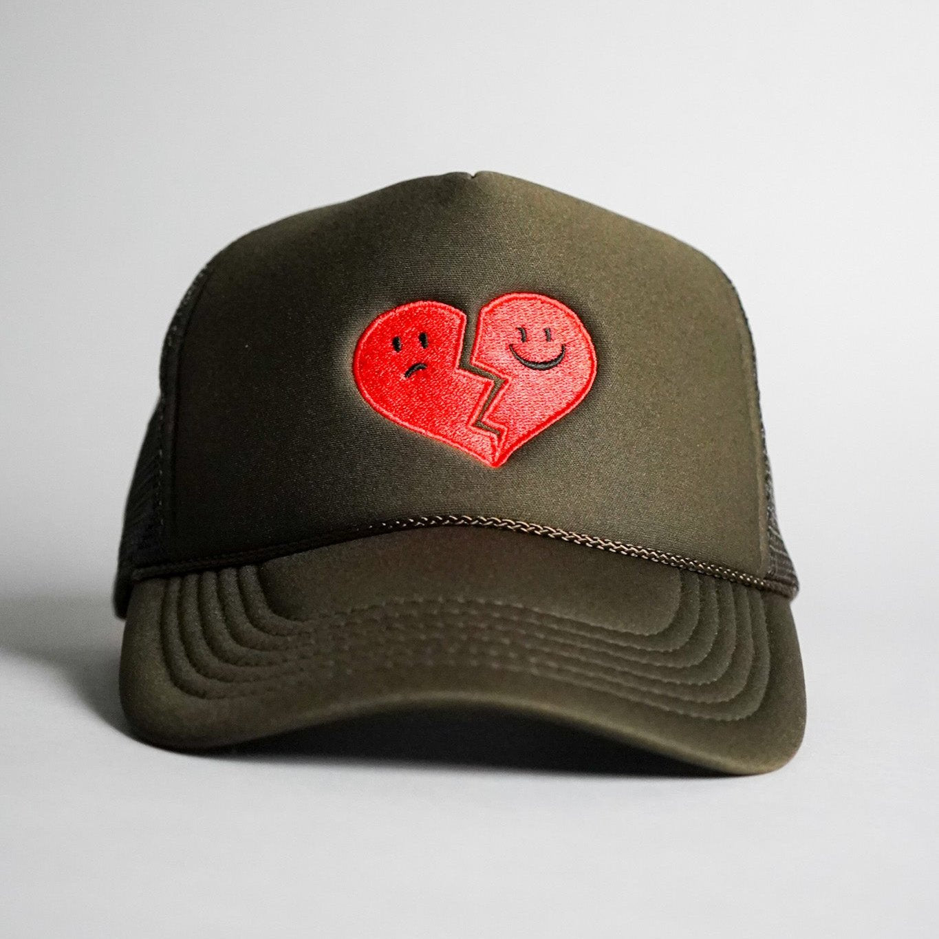 Hopeless Romantic Trucker Hat - Brown