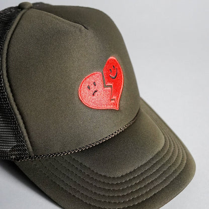 Hopeless Romantic Trucker Hat - Brown