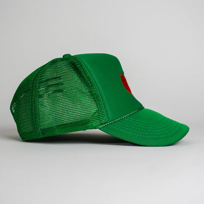 Hopeless Romantic Trucker Hat - Green