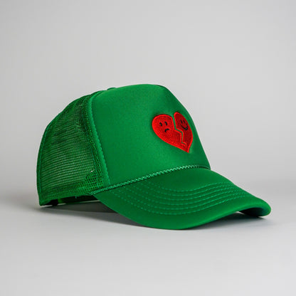 Hopeless Romantic Trucker Hat - Green