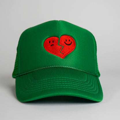 Hopeless Romantic Trucker Hat - Green