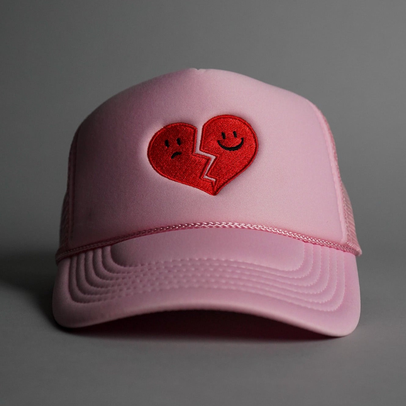 Hopeless Romantic Trucker Hat - Pink