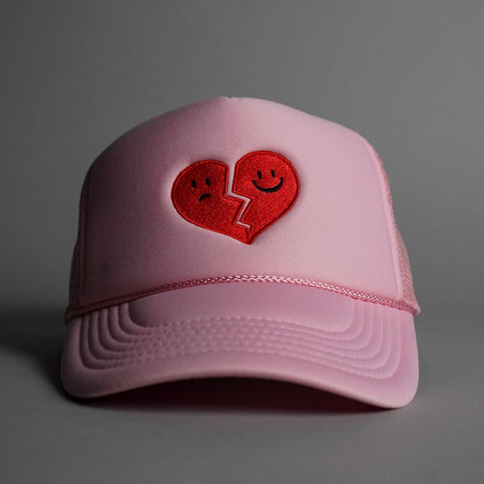 Hopeless Romantic Trucker Hat - Pink