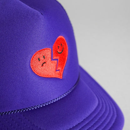 Hopeless Romantic Trucker Hat - Purple