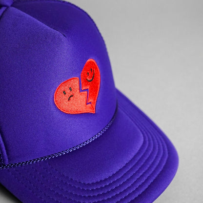 Hopeless Romantic Trucker Hat - Purple