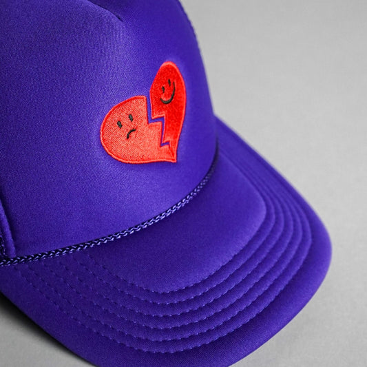 Hopeless Romantic Trucker Hat - Purple