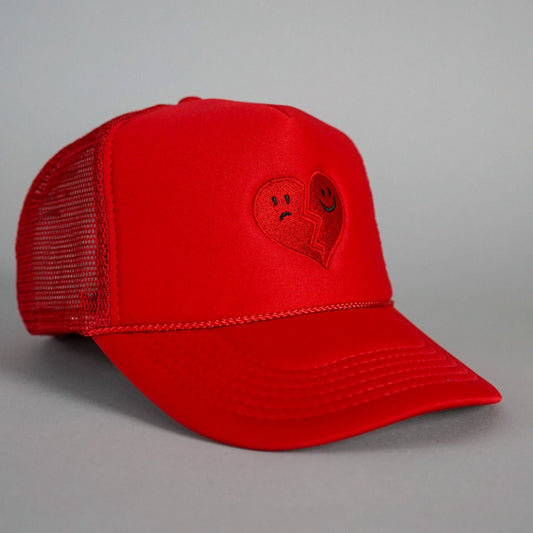 Hopeless Romantic Trucker Hat - Red