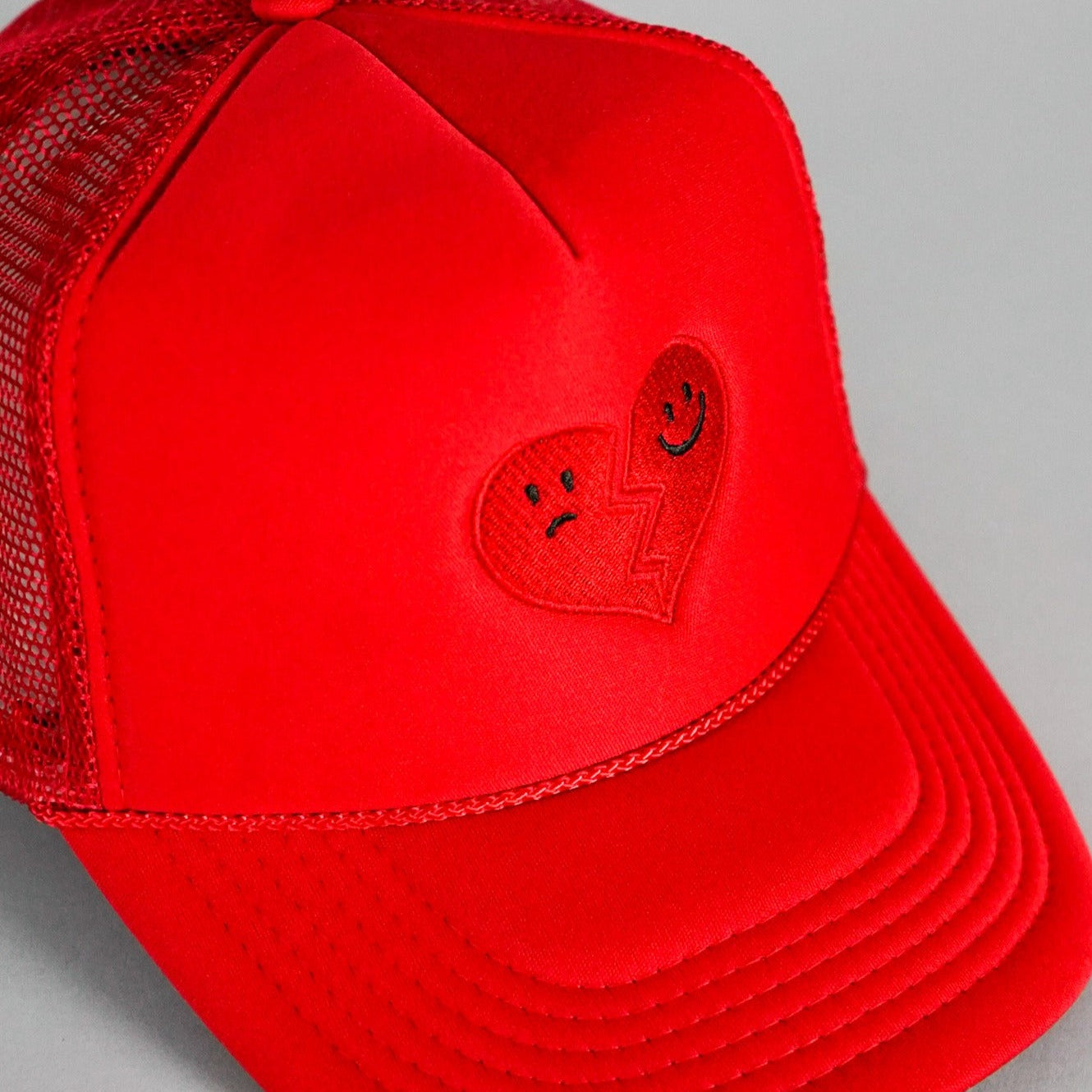 Hopeless Romantic Trucker Hat - Red