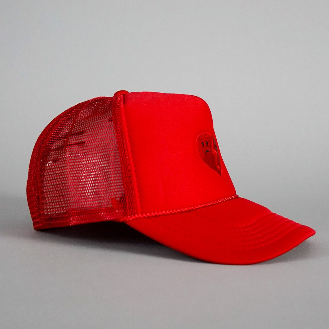 Hopeless Romantic Trucker Hat - Red