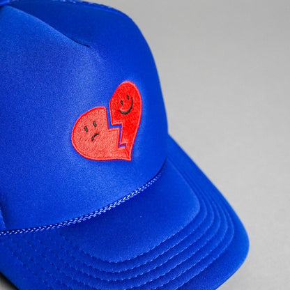 Hopeless Romantic Trucker Hat - Royal Blue