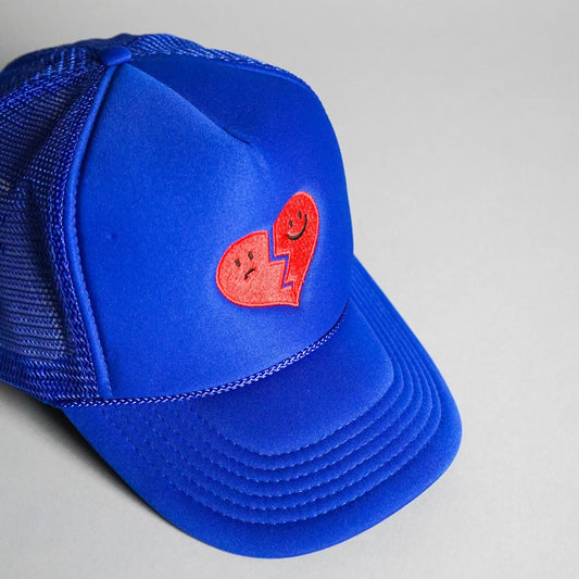 Hopeless Romantic Trucker Hat - Royal Blue