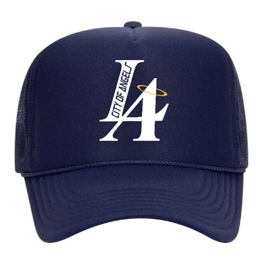 LA City Of Angels Trucker Hat - Navy