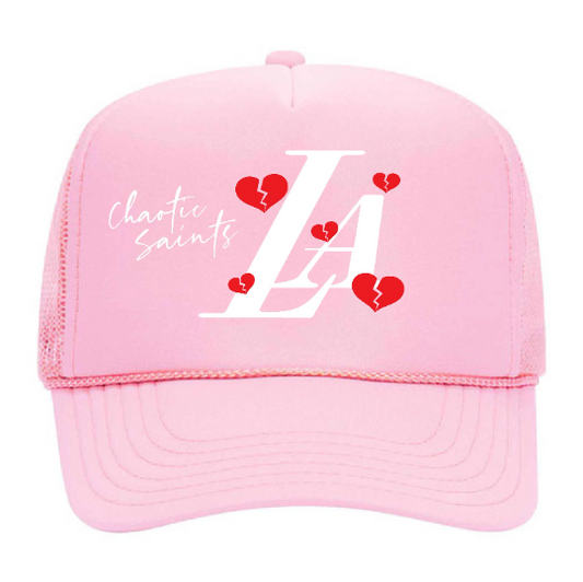 LA Heartbreakers Trucker Hat - Pink