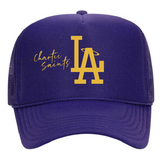 LA Signature Trucker Hat - Purple