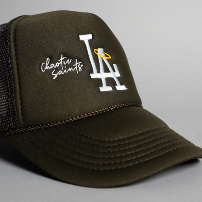 LA Signature Trucker Hat - Brown