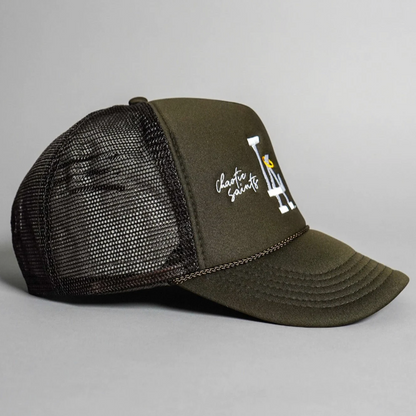 LA Signature Trucker Hat - Brown