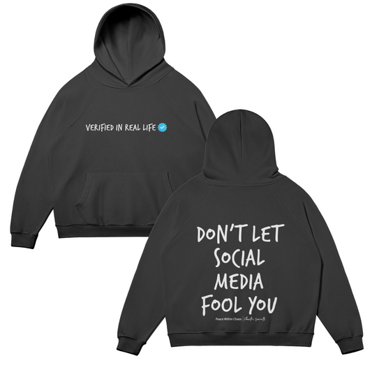 Verified In Real Life Hoodie - Black