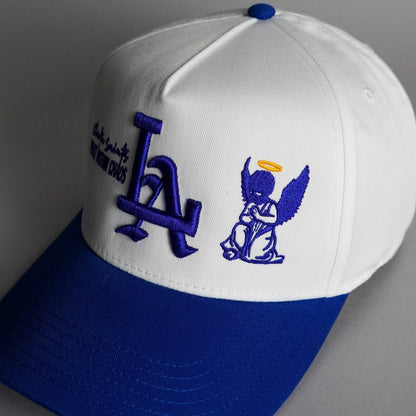 LA Saints Premium Snapback - Royal Blue/White