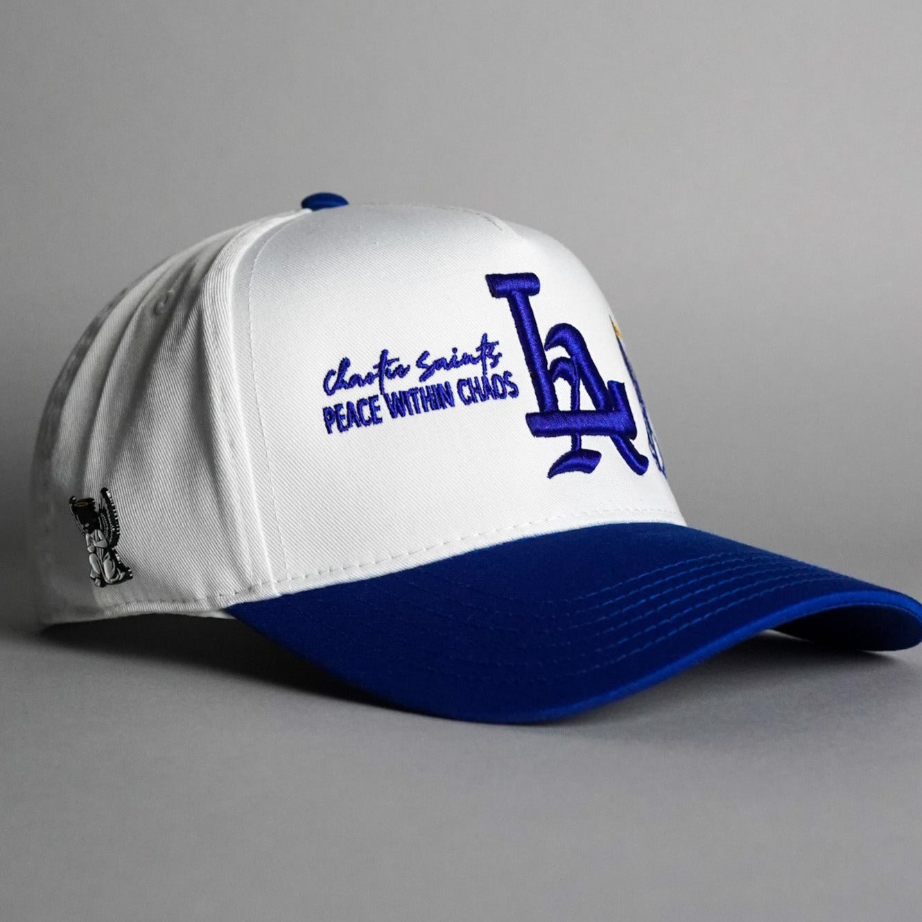 LA Saints Premium Snapback - Royal Blue/White