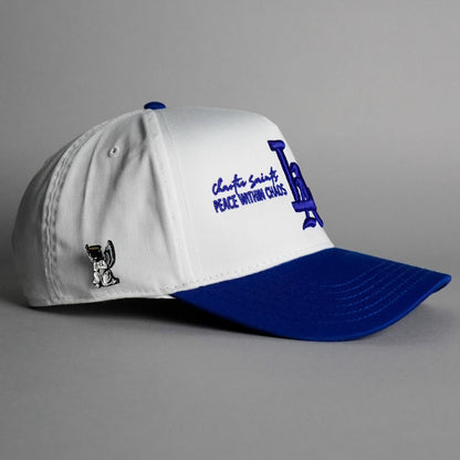 LA Saints Premium Snapback - Royal Blue/White