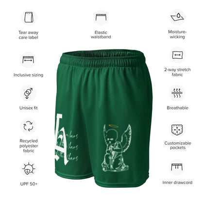 LA Peace Within Chaos Premium Mesh Shorts - Green