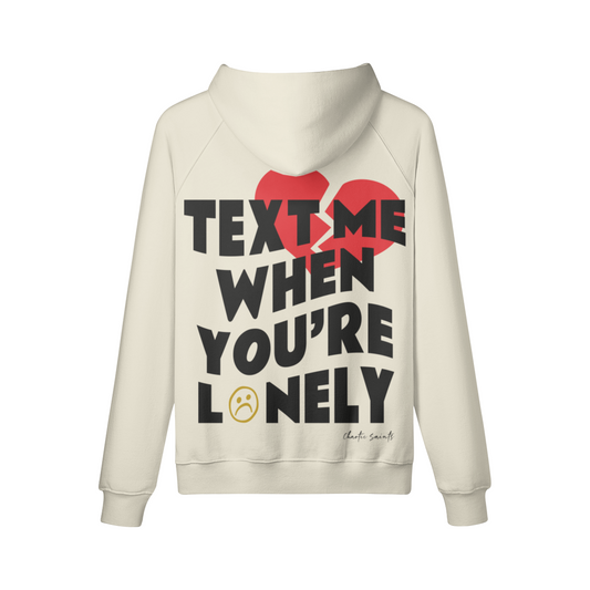 Text Me When You're Lonely Hoodie - Off-White