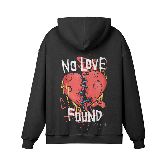 No Love Lost No Love Found Hoodie - Faded Black